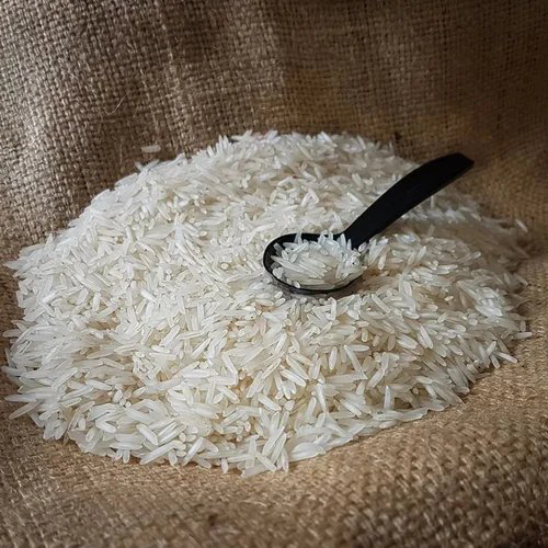 White Basmati Rice - Organic Long Grain, Bright White Color | High Purity, Nil Moisture, Dried to Perfection