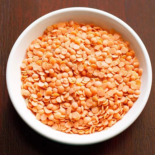 Orange Masoor Dal - Organic Split Lentils | High Purity, Natural Shape, Customizable Weight in Kilograms