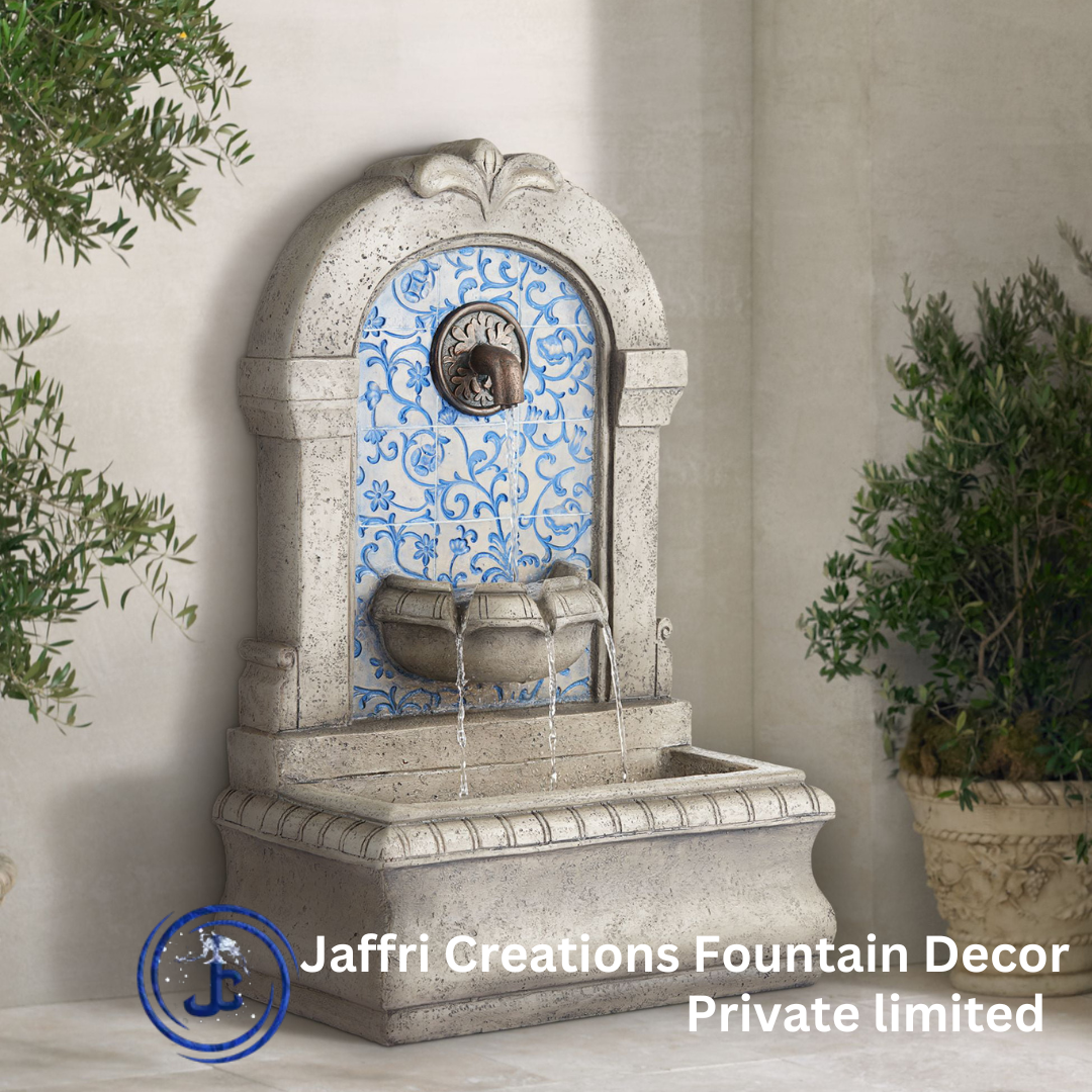 Lion Face  Fountain Wall In Frp