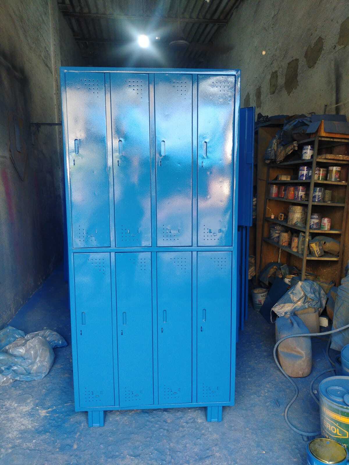 6 Door Locker Worker Locker_rolex India Engineering - Color: Blue & White