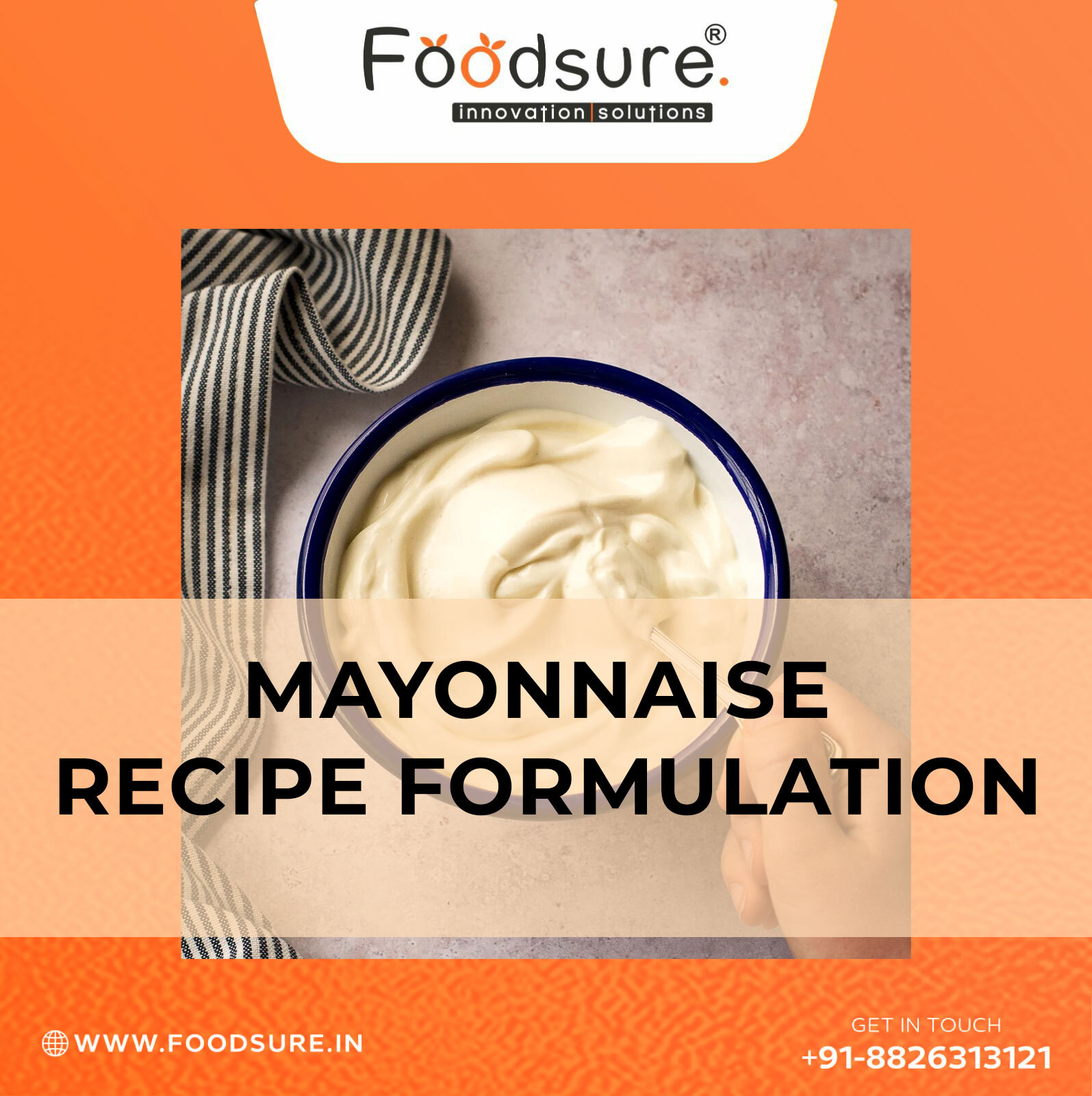 Jar Creamy Savory Mayonnaise Recipe Formulation With Egg Yolk And Oil