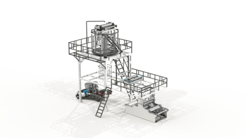 Double Die Extruder Machine - Automatic Grade: Automatic