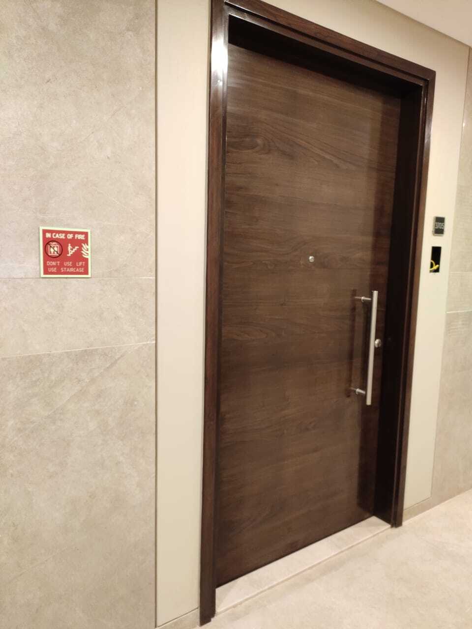 Customizable Wooden Fire Doors