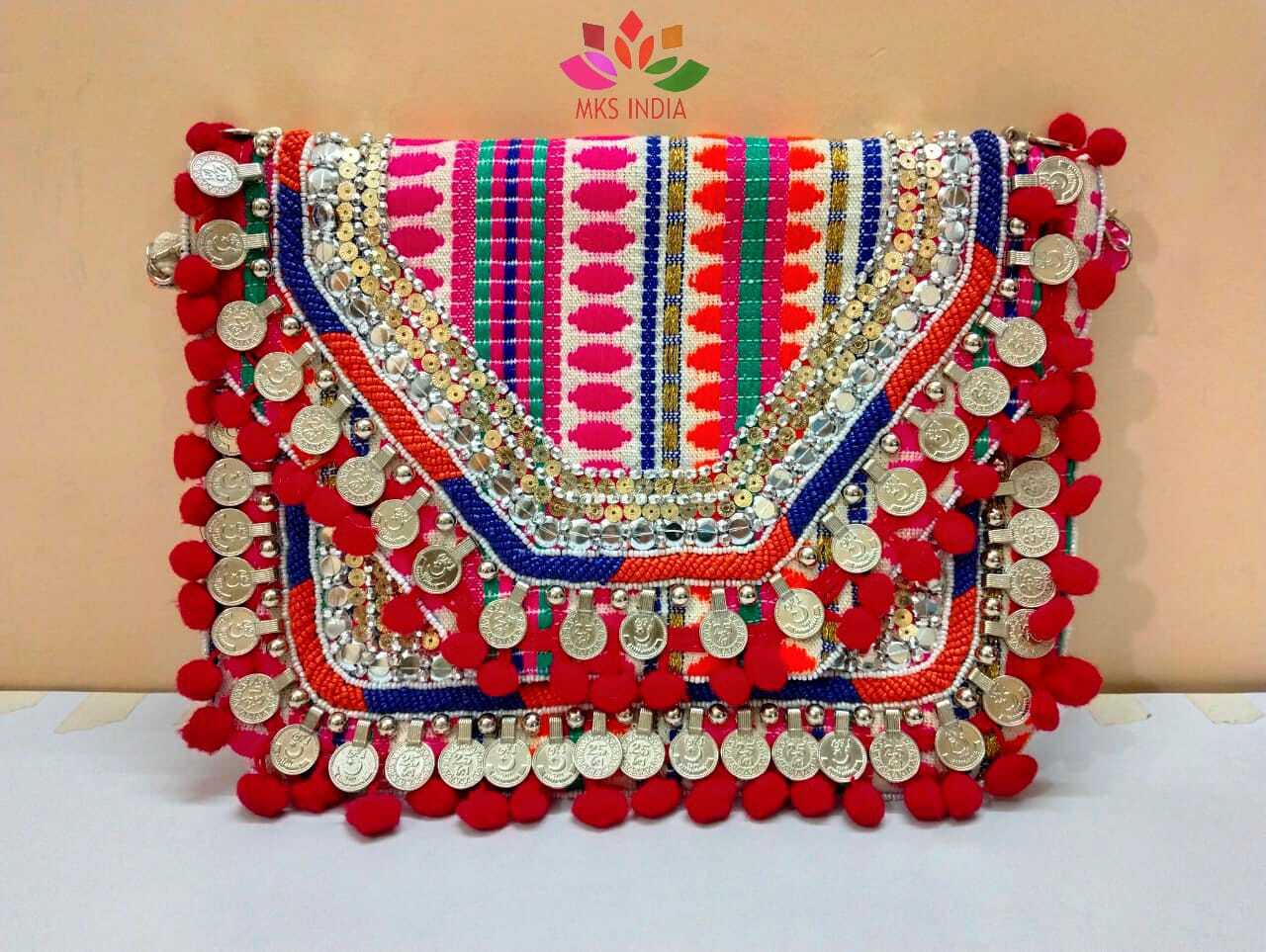 Black Color Banjara Bag - Design: Handicraft