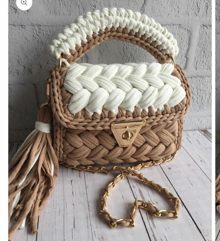 Fancy Yarn Bag - Color: Multi-coloured