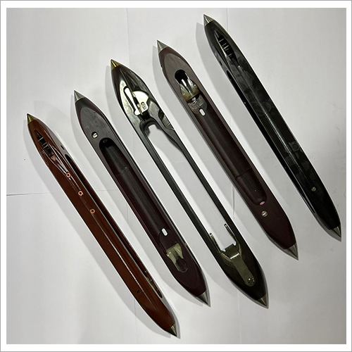 Silk Shuttles - Metal Construction | Brown Color, 1 Year Warranty, Designed For Weaving Light To Medium-weight Fabrics