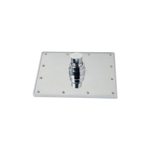 Silver Rain Shower Square Drizzle