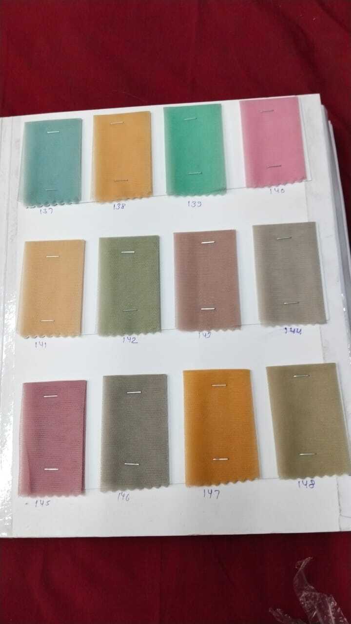 Net Fabric - 44 Inches Soft Lightweight Breathable Polyester Mesh In Various Pastel Colors Non-stretchable Loosely Woven For Garment Decoration