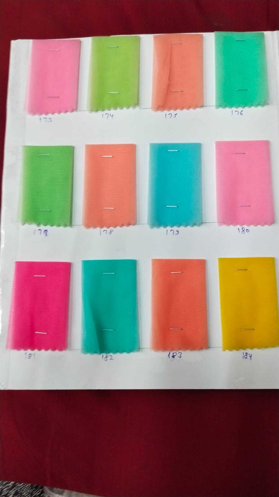 Net Fabric - 44 Inches Soft Lightweight Breathable Polyester Mesh In Various Pastel Colors Non-stretchable Loosely Woven For Garment Decoration