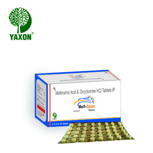 मेफेनामिक एसिड 250 एमजी डाइसाइक्लोमाइन 20 एमजी