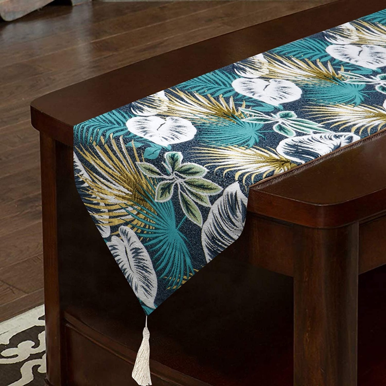 Modern Table Runner - Poly Cotton, 13 X 72 Inches | Hd Digital Print, 100% Color Fastness, Machine Washable, Non-bleach Care