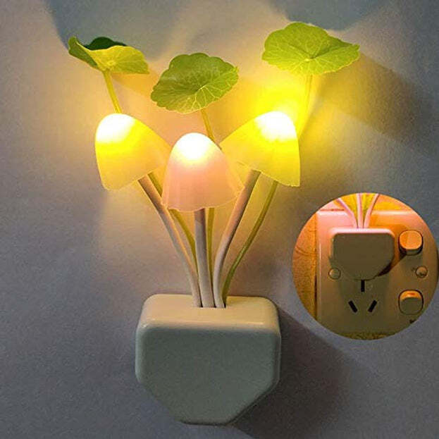 Night Light Mushroom Lamp (Colorful) (0239)