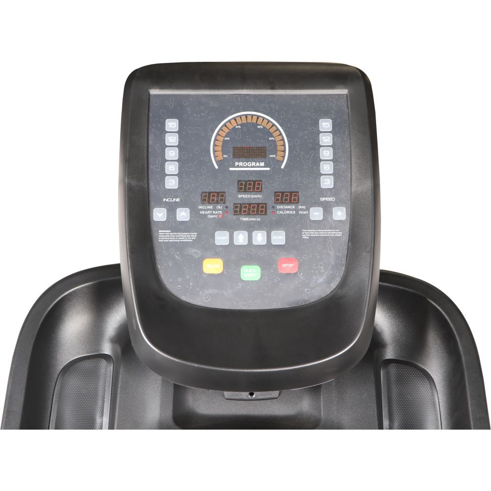 Af 122 Motorized Treadmill - Ac Motor 4.5 Hp Continuous, 9.0 Hp Peak, 84(l)x36(w)x72(h) Inches | 20 Kmph Speed, 15% Elevation, 9 Programs, Led Display 