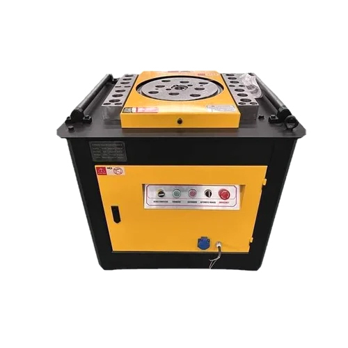 GW42S Bar Bending Machine - 4kw Motor Capacity, 42mm Maximum Bar Diameter | Automatic Operation, Maximum Bending Radius 0-50 mm, Black Finish