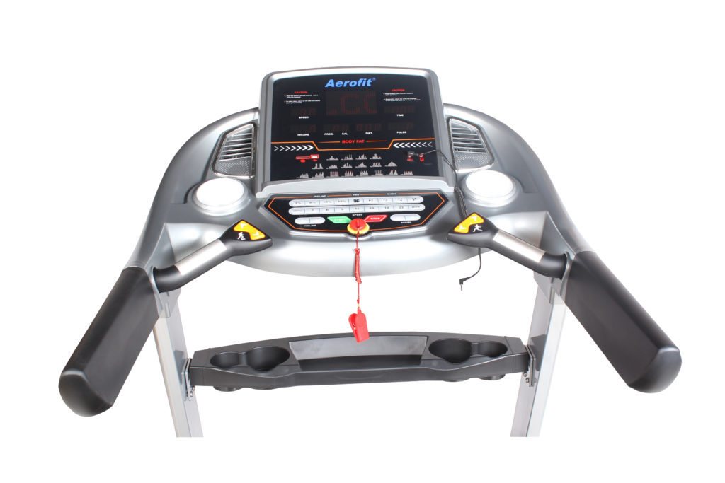 Af 103 Motorized Treadmill - 83x34x58 Inches, 4.0 Hp Ac Motor, 1-22 Kmph Speed, 0-15% Incline, 180 Kg Max User Weight, 22 Programs, Led Display