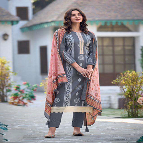 Salwar Suit - Rayon, 44 Inches Length, Size S-xl | Orange Color, Casual Wear, Embroidered Design For Various Occasions