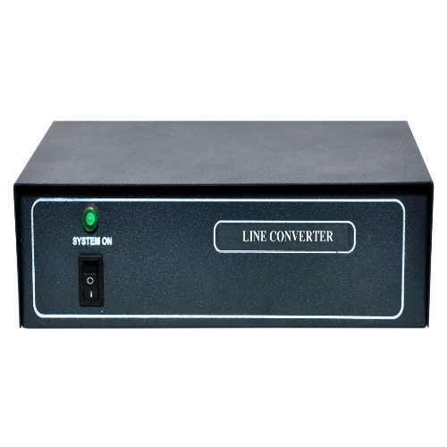 Line Converter - Insulated Plastic Housing, 100V Input with Adjustable Line Output Level (0-1.5V) , Galvanic Isolated Input and Output