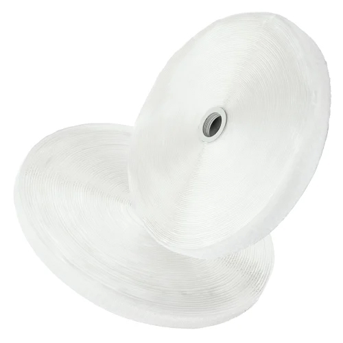 व्हाइट वेल्क्रो माइक्रो हुक और लूप टेप