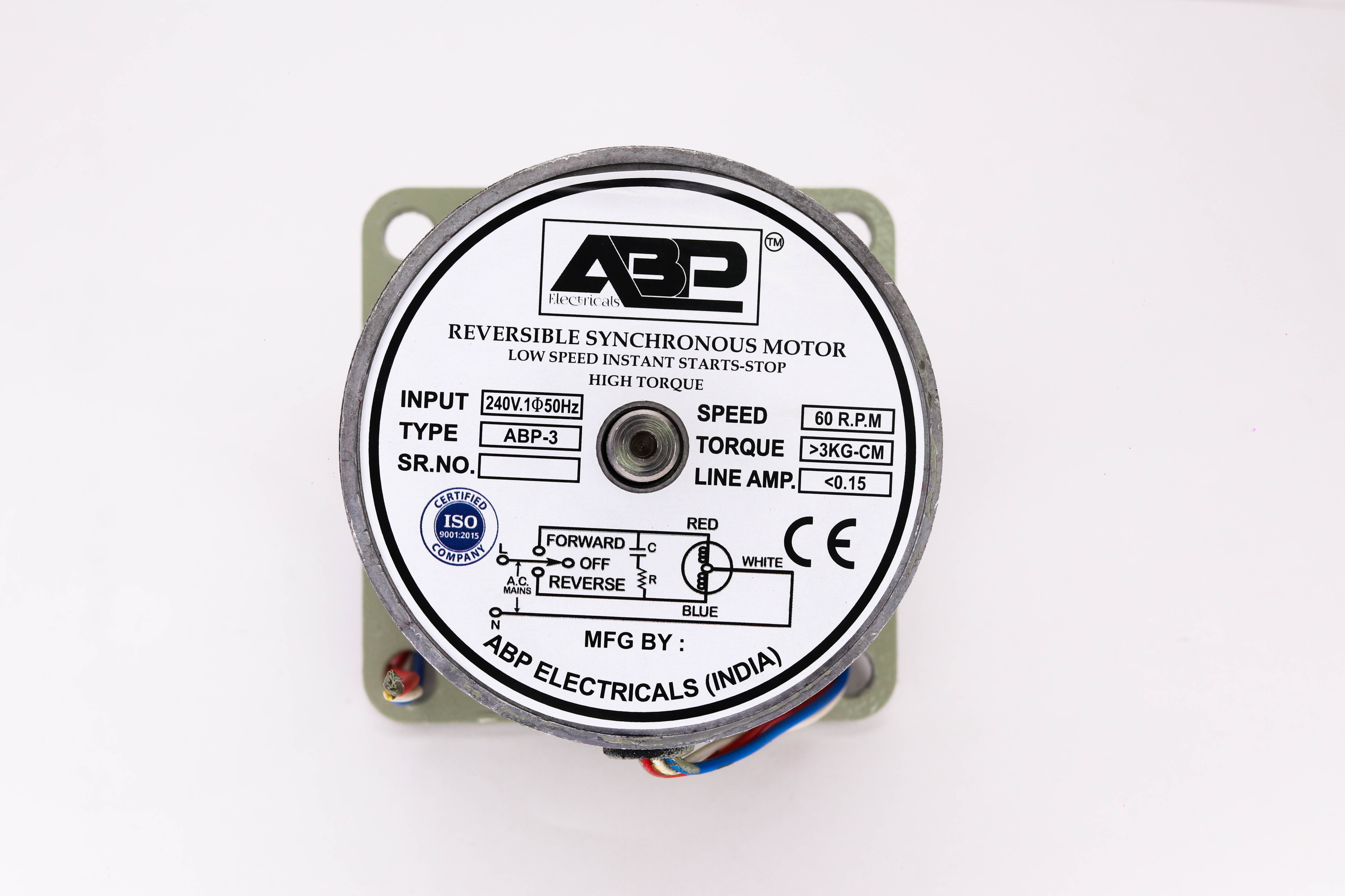 Abp Synchronous Motor Frequency (Mhz): 50 Hertz (Hz)