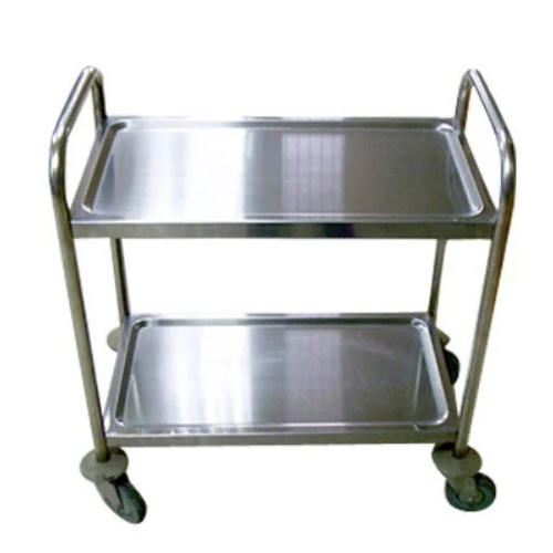 Silver Utility Service Trolley