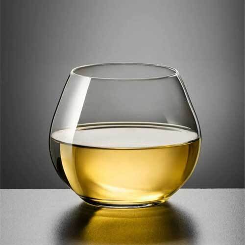 बोहेमिया क्रिस्टल अमोरोसो आयातित स्टेमलेस जिनकॉकटेल वाइन ग्लास सेट 340ml 2 गिफ्ट बॉक्स का छोटा सेट क्षमता: 340 मिलीलीटर (मिलीलीटर)