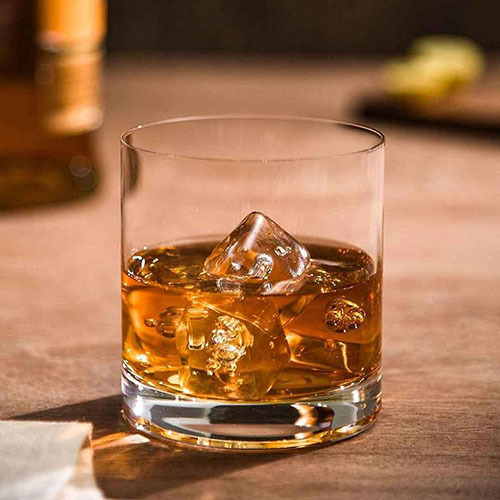 Bohemia Crystal Barline Whiskey Glass Set 410ml Set Of 6 Transparent Capacity: 410 Milliliter (Ml)
