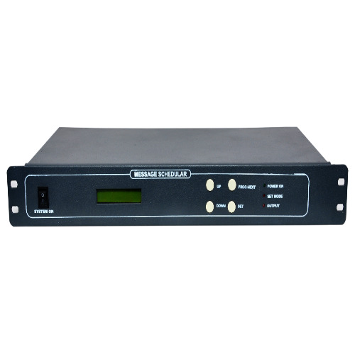 Message Scheduler - LCD Display with Real Time Clock | Programmable 25 Events, Audio Output, 3 Schedule Options, Micro SD/USB Music Player