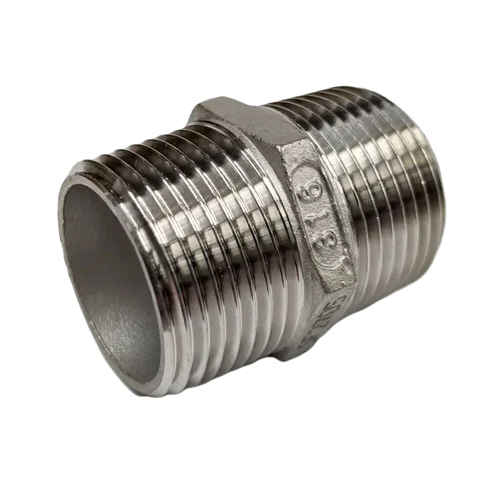 Silver Stainless Steel 202 Hose Nipple