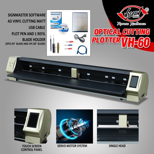 Skycut Plotter Vh-60 एक उच्च गुणवत्ता वाला प्लॉट्टर है, जो डिज़ाइन और उत्पादन कार्यों के लिए आदर्श है। यह तेज़ और सटीक कटिंग प्रदान करता है, जिससे यह व्यवसायों के लिए बहुत उपयोगी उपकरण बन जाता है।