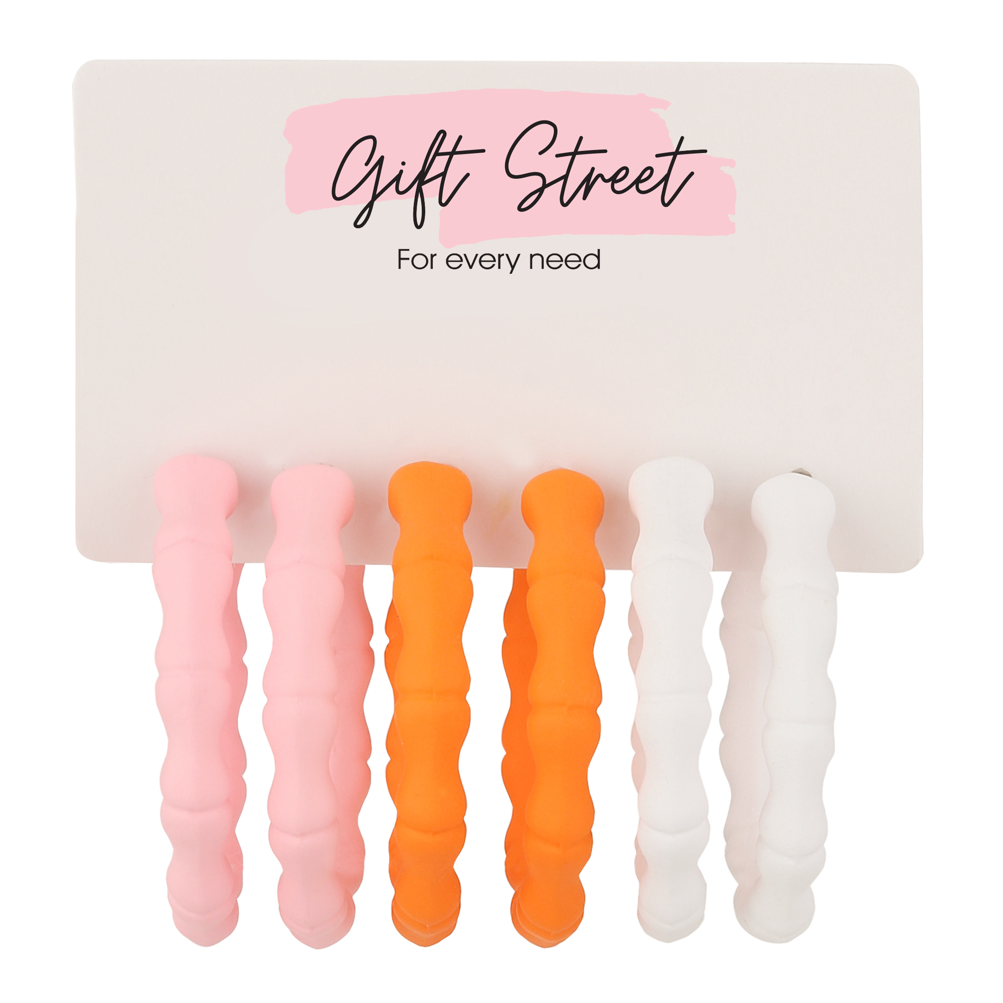 Colour-blocked Hoop Ear Rings