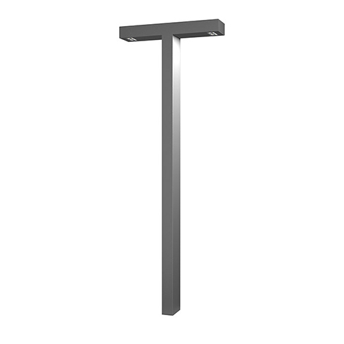 Grey R80 Series Duo Polar Bollard