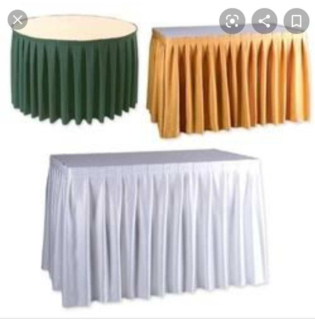 Square Table Cover - Polyester Fabric, 6 Ft Size | Elegant Fitted Design, Wrinkle Resistant, Easy To Install, Ideal For Events
