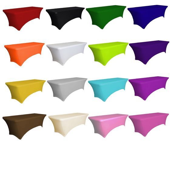 Square Table Cover - Polyester Fabric, 6 Ft Size | Elegant Fitted Design, Wrinkle Resistant, Easy To Install, Ideal For Events