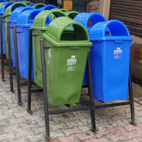 Plastic Dustbin With Ms Stand - Application: Commercial