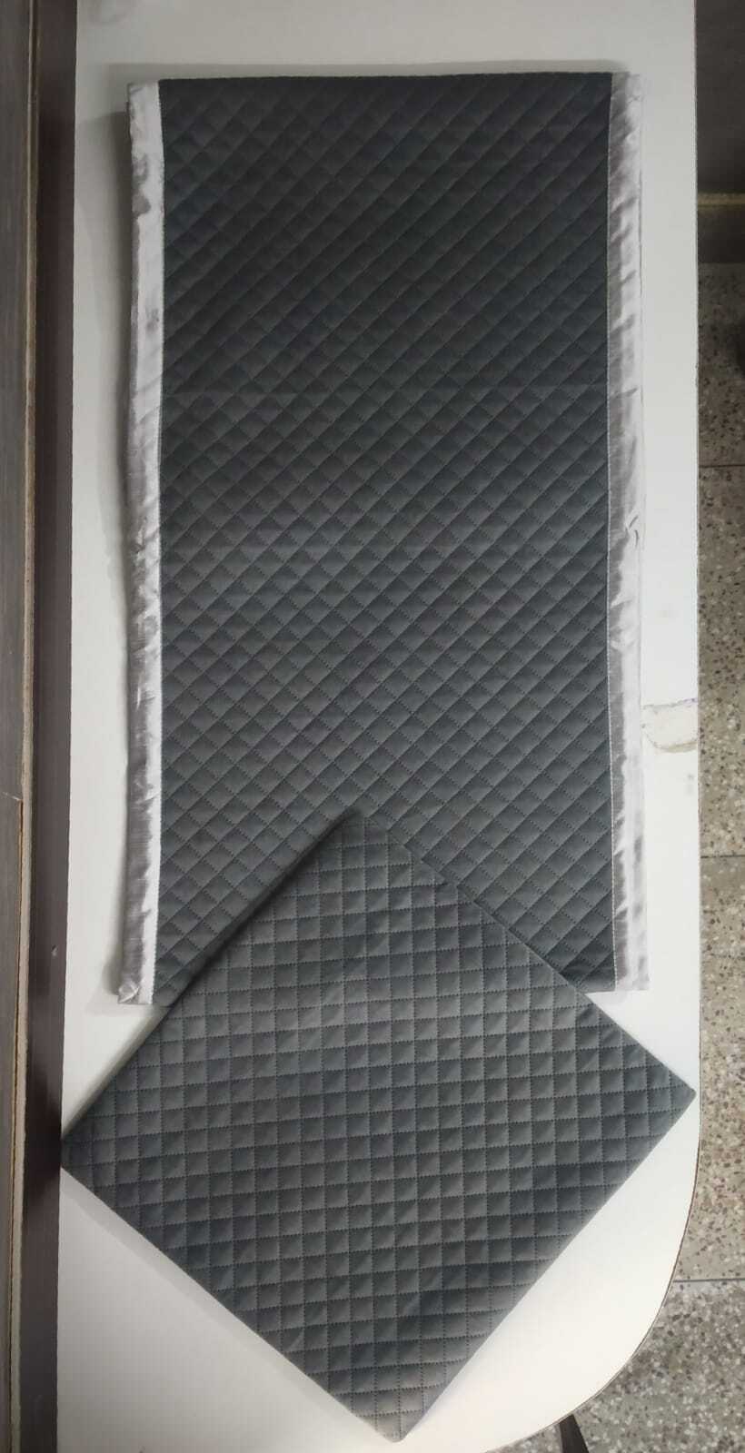 Digital Bed Runner - Multi Color Polyester, 18x96 Inch Bed Runner With 2 Cushion Covers (16x16 Inch), Quick Dry, Shrink Resistant, Patchwork Design