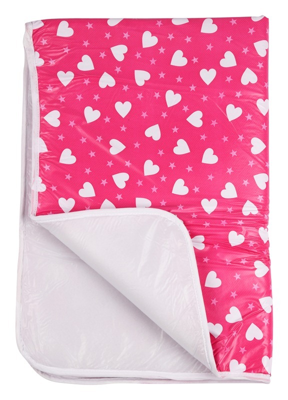 Baby Mat Big - Plastic Waterproof Sheet 86x56cm | Soft Durable Washable Skin-friendly Comfort For 0-12 Months Colorful Prints
