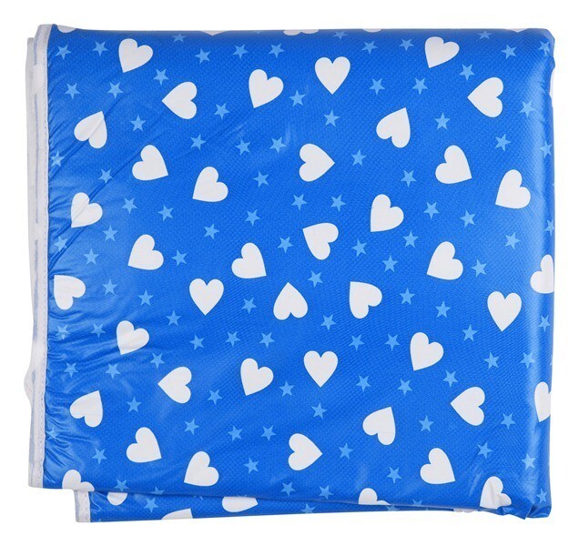 Baby Mat Big - Plastic Waterproof Sheet 86x56cm | Soft Durable Washable Skin-friendly Comfort For 0-12 Months Colorful Prints