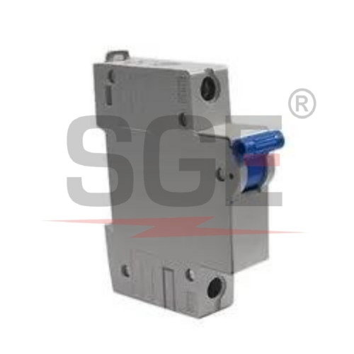 White SGE Dual Trip Single Pole MCB 6A 10A 16A 20A Rated Voltage