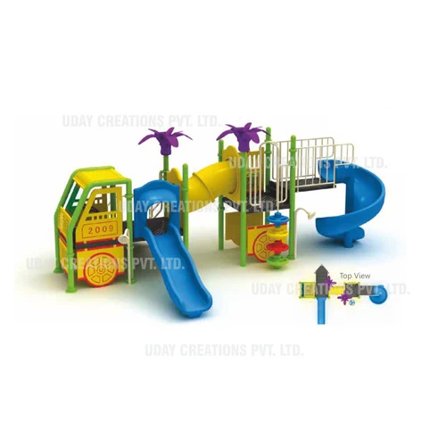 Outdoor Multi Playstation System - Frp Material, Various Sizes Available | Fun Slide, Easy Installation Guide, Safe For Ages 4-15