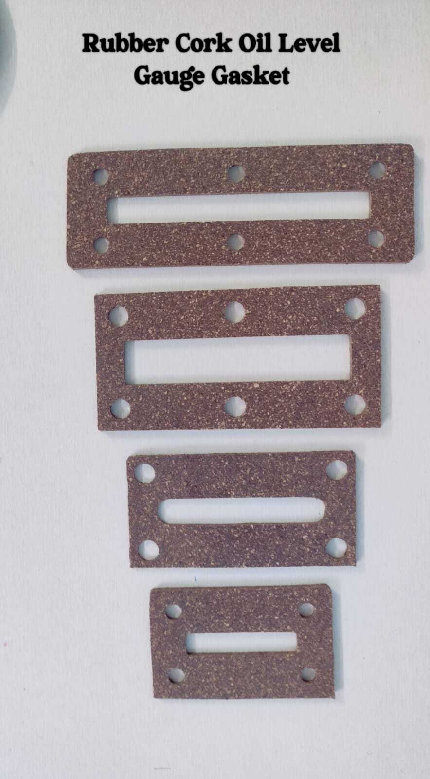Rubber Cork Gaskets - Color: Brown