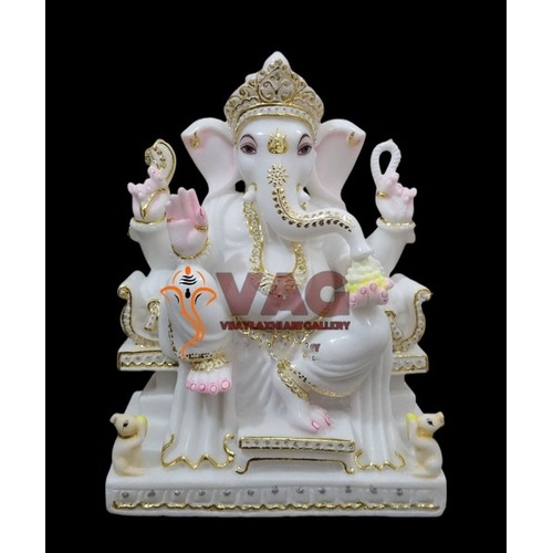 मार्बल गणेश मूर्ति