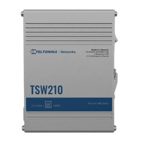 Grey Teltonika Tsw210 Unmanaged Industrial Switch