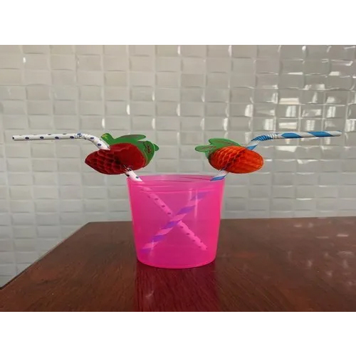 फैंसी पेपर ड्रिंकिंग स्ट्रॉ (इवेंट और पार्टी के लिए)