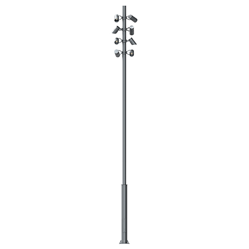 Brussel Lighting Poles - High Quality Metal, Electric Power Supply, Black Finish | Durable, Easy To Install, Warranty Included