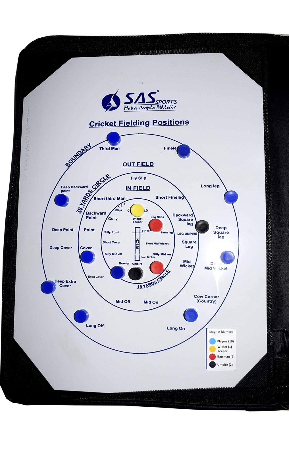 Pro Coaches Planning Magnetic Folder With Refree Card