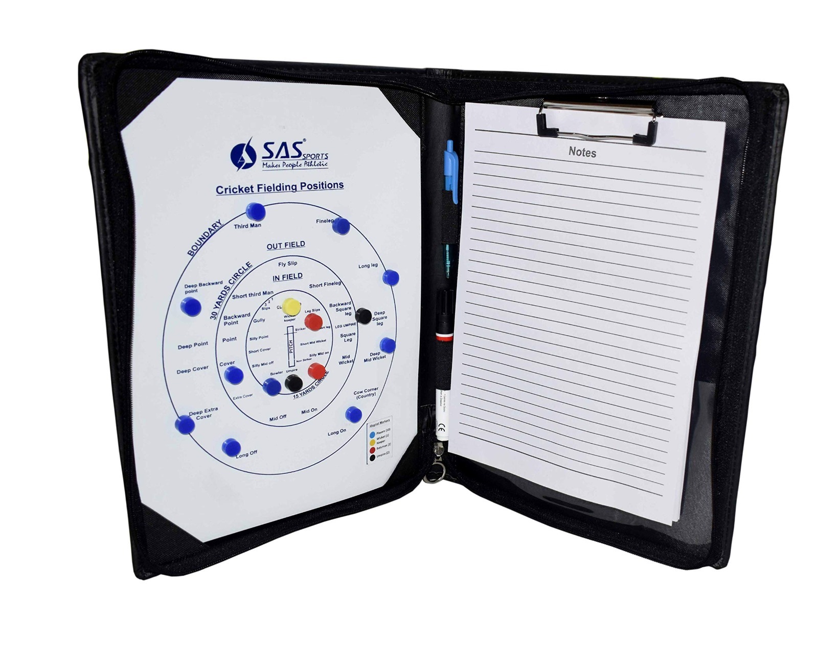 Pro Coaches Planning Magnetic Folder With Refree Card