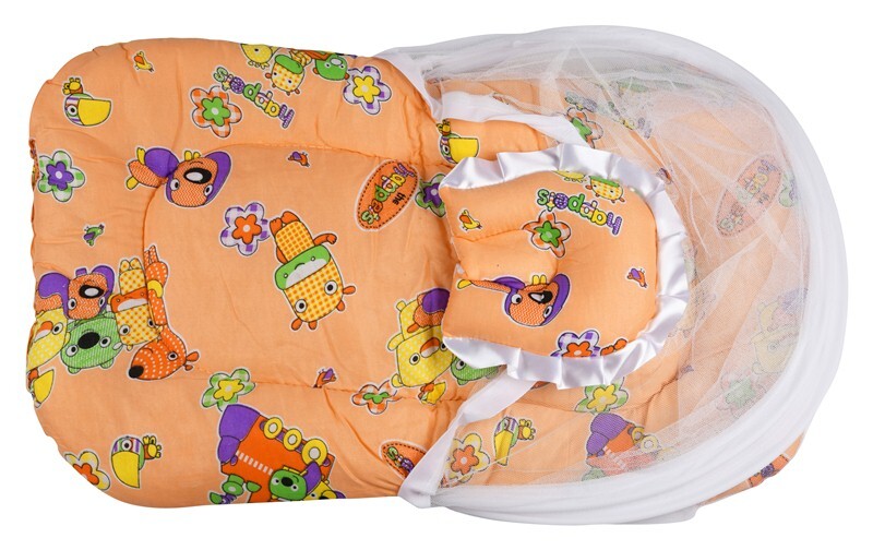 Cream And Blue Net Backrest Set(nz)s