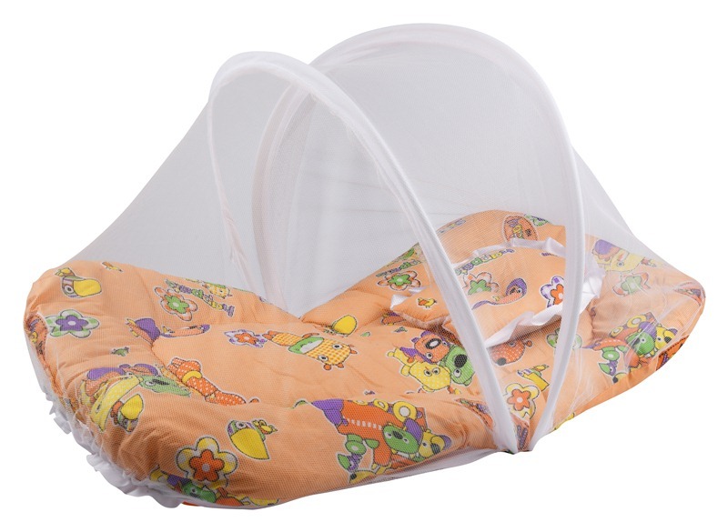 Cream And Blue Net Backrest Set(nz)s