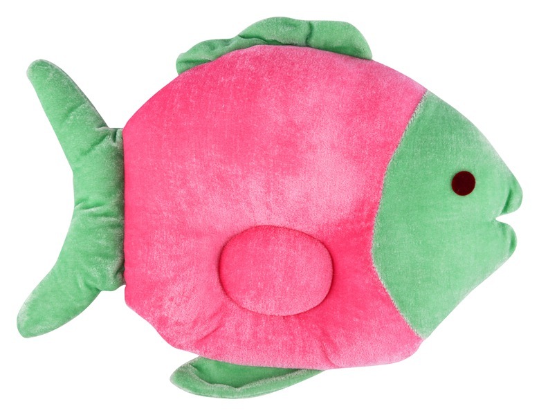 Baby Regular Headrest - Velvet Material, Soft & Comfortable Design | Ideal For 0-4 Months, Available In Red, Pink, Orange, Blue