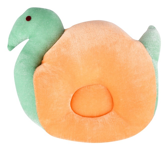 Baby Regular Headrest - Velvet Material, Soft & Comfortable Design | Ideal For 0-4 Months, Available In Red, Pink, Orange, Blue